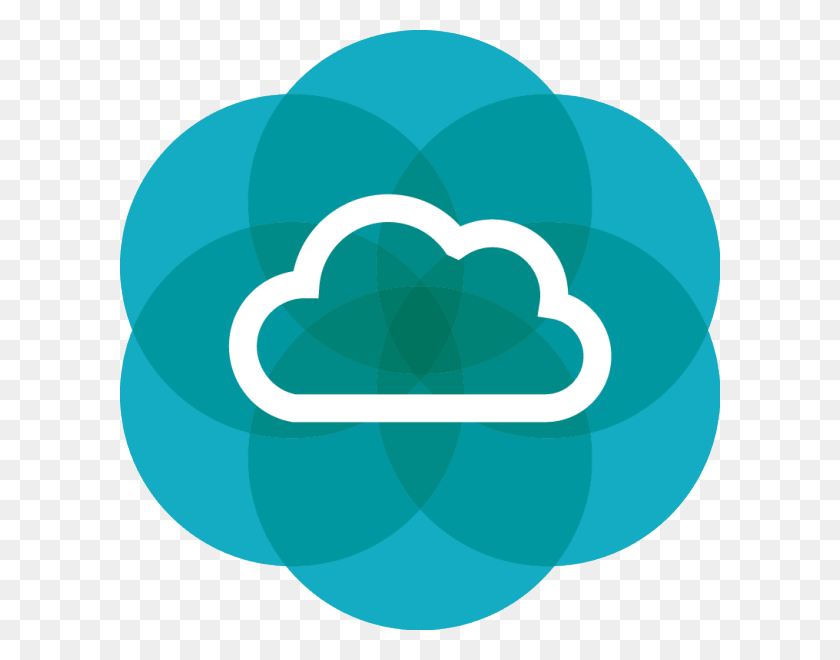 600x600 G Cyan Cloud Emblem, Графика, Логотип Hd Png Скачать