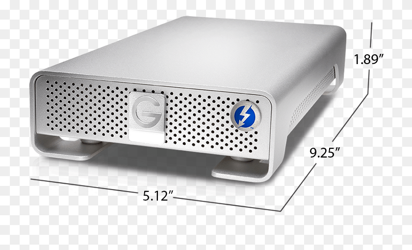 724x451 G Drive With Thunderbolt Dimensions Ssd Externi Disk Thunderbolt, Projector HD PNG Download