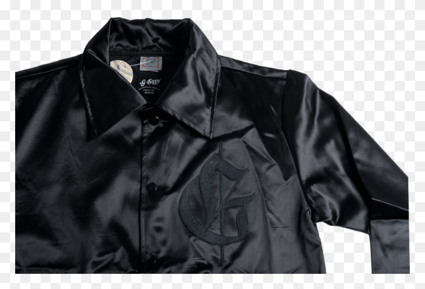 800x526 G Eazy Partners With Ebbets Field Flannels For A Sportswear Leather Jacket, Clothing, Apparel, Coat HD PNG Download