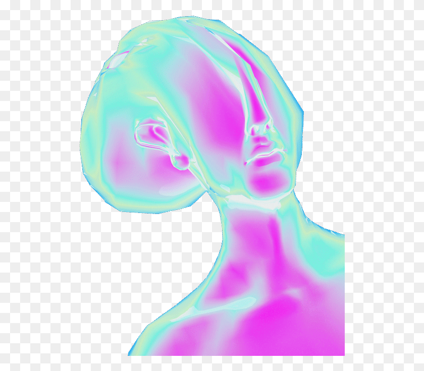 527x675 G O O D N I G H T Vaporwave Gif No Background, X-ray, Ct Scan, Medical Imaging X-ray Film HD PNG Download