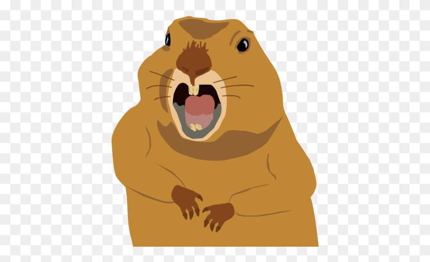 407x453 G Technology Gopher, Mammal, Animal, Rodent HD PNG Download