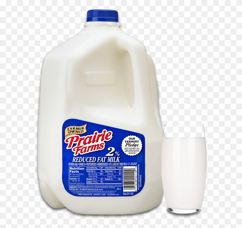 597x732 Ga Milk Prairie Farms 2 Milk, Beverage, Drink, Dairy HD PNG Download