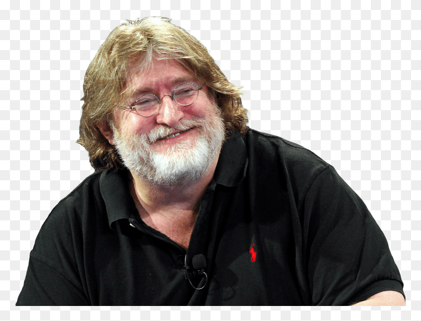 1560x1162 Gabe Gabe Newell, Face, Person, Human HD PNG Download