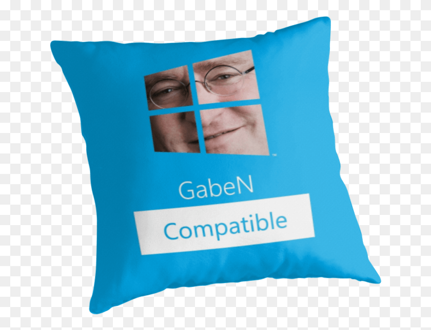 649x585 Gaben Compatible Throw Pillows By Potatonotfound, Pillow, Cushion, Person HD PNG Download