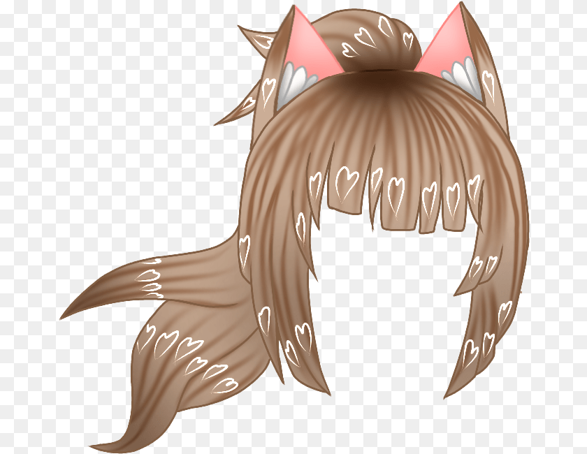 675x650 Gachalife Gacha Hair Gachalifehair Gachahair Cartoon, Electronics, Hardware, Animal, Fish Clipart PNG