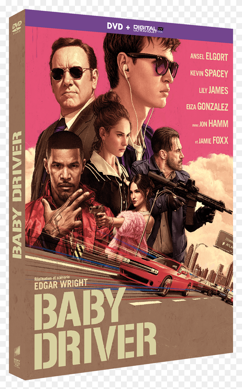 779x1286 Gagnez 3 Dvd Et 3 Blu Ray De Baby Driver Baby Driver Blu Ray 4K, Плакат, Реклама, Человек Hd Png Скачать