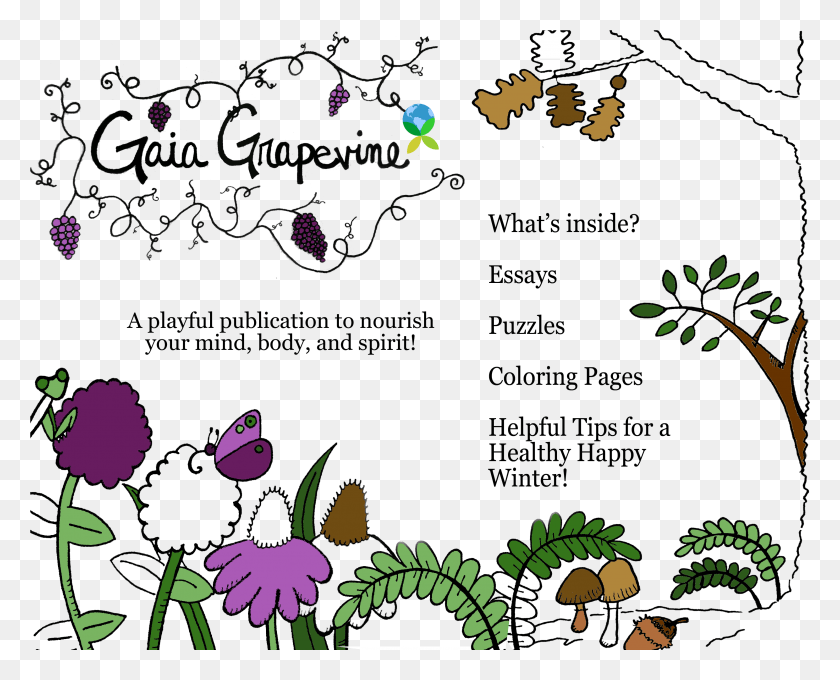 3262x2593 Gaia Grapevine, Graphics, Pattern HD PNG Download