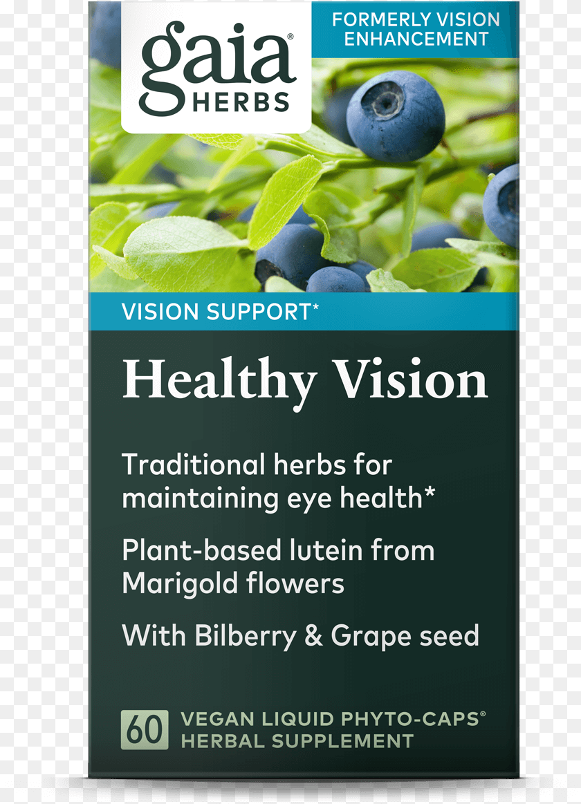 Gaia Herbs, Advertisement, Berry, Blueberry, Food Sticker PNG