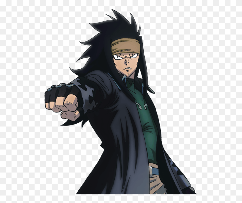 533x646 Gajeel Fairy Tail Gajeel, Hand, Person, Human HD PNG Download