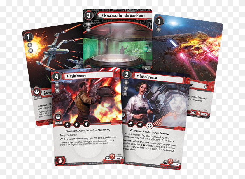 690x555 Galactic Ambitions Cards Star Wars Lcg Rogue One, Person, Human, Poster HD PNG Download