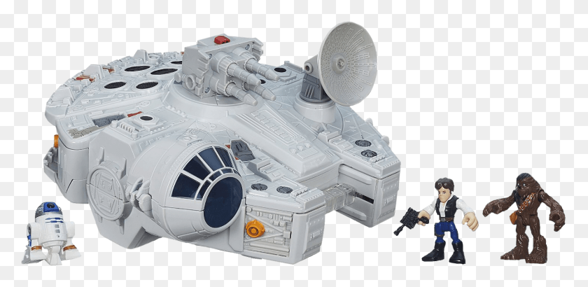 1449x651 Galactic Galactic Heroes Millennium Falcon, Person, Human, Toy HD PNG Download