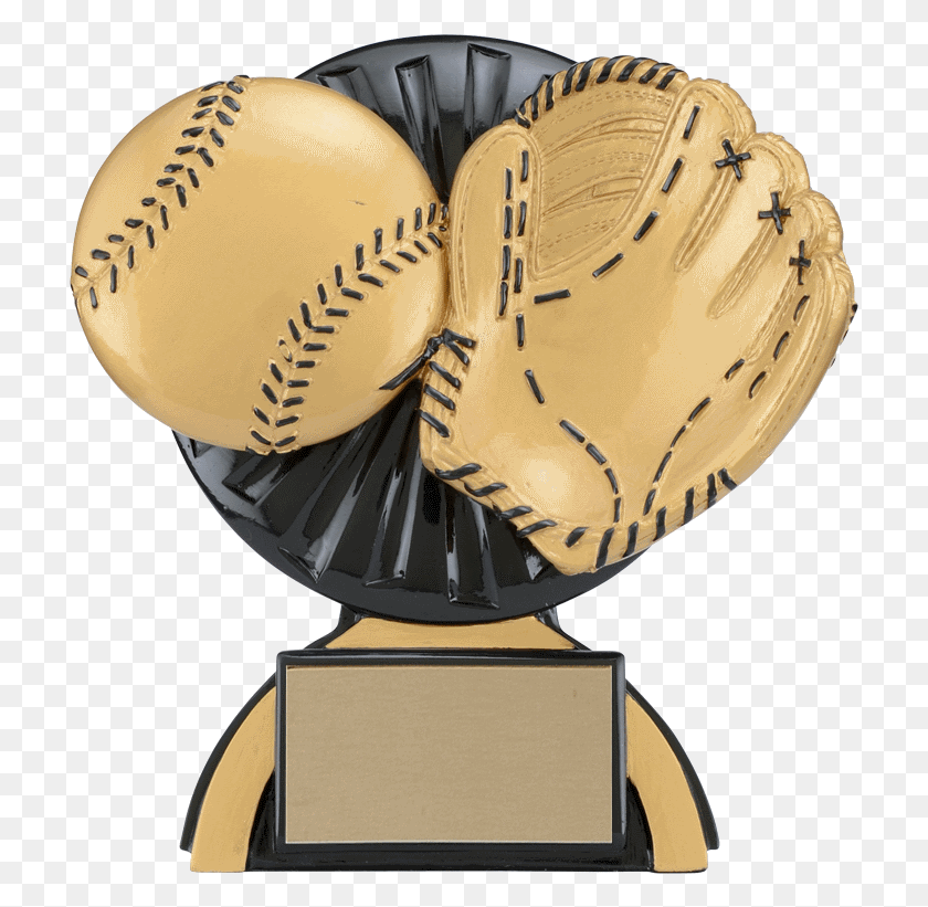 715x761 Galaxy Baseball Ball And Glove Resin Galaxy Series Trophies, Helmet, Clothing, Apparel HD PNG Download