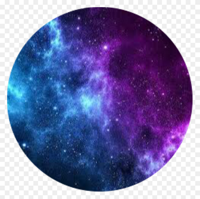 1024x1020 La Galaxia Círculo De Fondo Azul Púrpura Freetoedit, La Luna, El Espacio Ultraterrestre, La Noche Hd Png