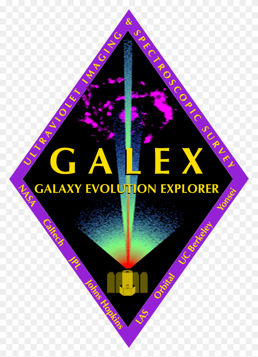 1283x1814 Galaxy Evolution Explorer Insignia Galex, Triangle, Symbol, Logo HD PNG Download