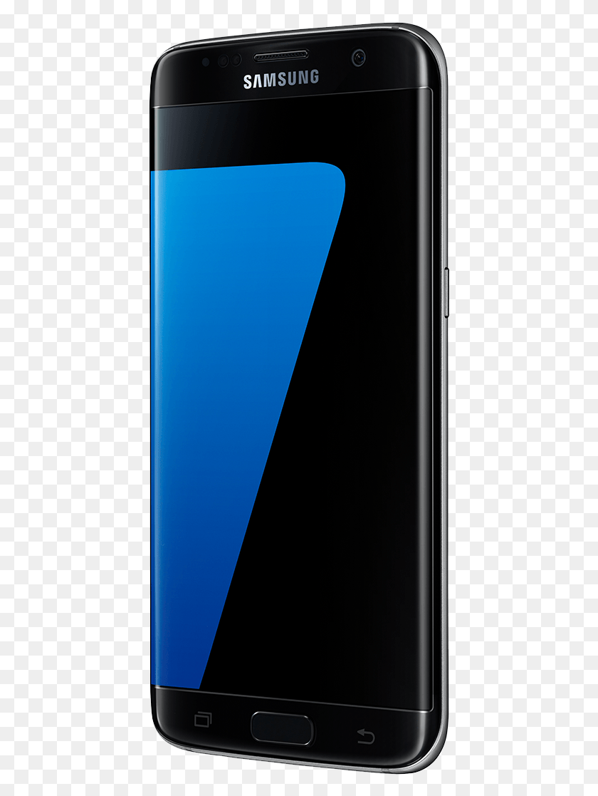 424x1057 Descargar Png Samsung Galaxy S7 Edge Negro, Samsung Galaxy S7 Edge, Teléfono Móvil, Electrónica Hd Png