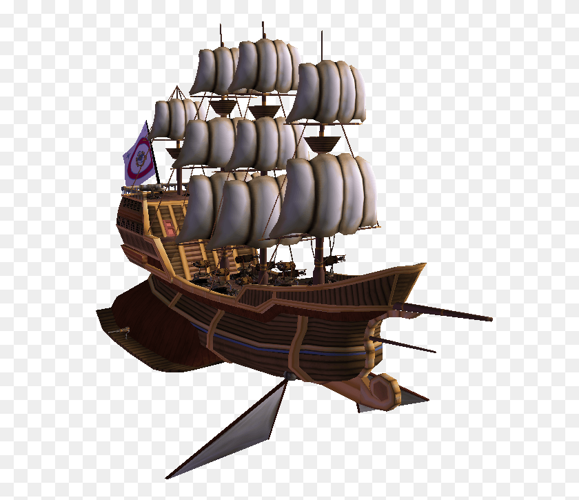 591x665 Galleon Spawn Timer Full Rigged Ship, Vehicle, Transportation, Birthday Cake HD PNG Download