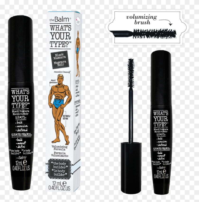 811x822 Gallery 1 D3c6b48e 0650 4a20 Ab69 40acb5c7bcc2 Thebalm What39s Your Type Mascara, Cosmetics, Person, Human HD PNG Download