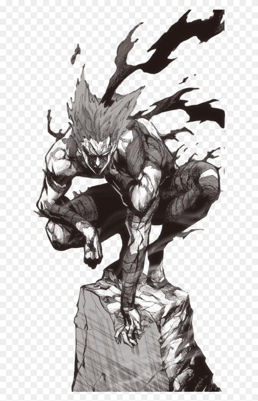 628x1242 Gallery Image 1 Garou One Punch Man Poses, Statue, Sculpture HD PNG Download