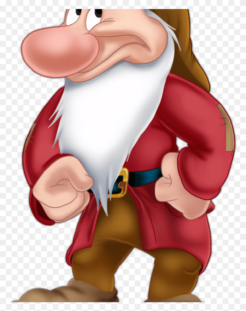 839x1081 Gallery Of Frightening Grumpy Dwarf Vector Grumpy Dopey Snow White, Person, Human, Ear HD PNG Download