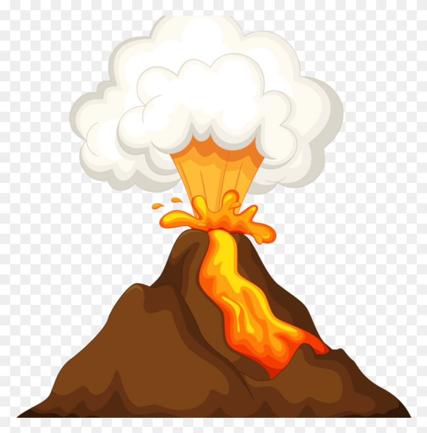 1009x1025 Gallery Of Volcano Clipart Island On An With Smoke Volcanes Clipart, Montaña, Al Aire Libre, Naturaleza Hd Png Descargar