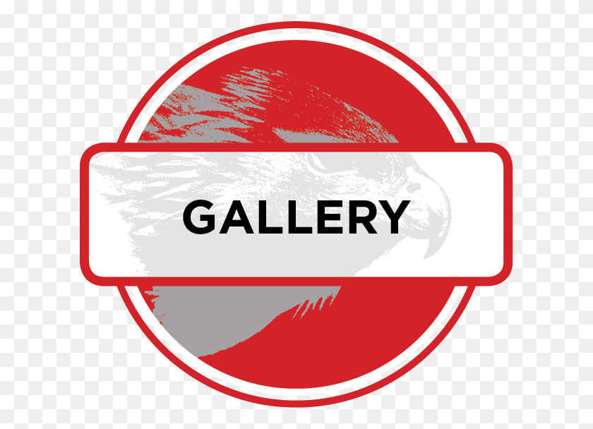 614x548 Gallery Red Icon, Label, Text, Sticker HD PNG Download