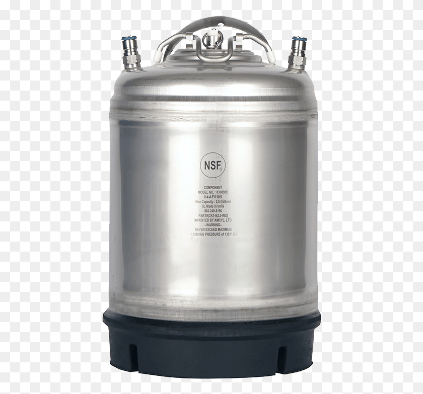 436x723 Gallon Ball Lock Cold Brew And Nitro Coffee Keg Single Keg, Barrel, Milk, Beverage HD PNG Download