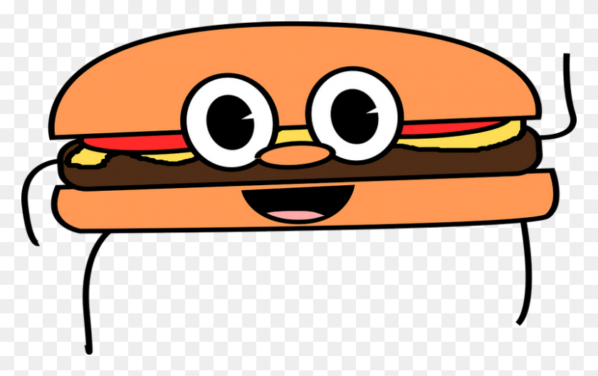 800x480 Descargar Png Gambar Burger Kartun, Gafas De Sol, Accesorios, Accesorio Hd Png