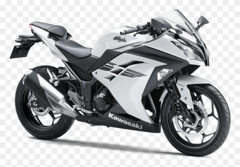 1495x1011 Gambar Sepeda Image Transparent Background 2017 Kawasaki Ninja 300 White, Motorcycle, Vehicle, Transportation HD PNG Download