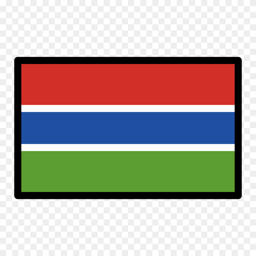 1920x1920 Gambia Flag Emoji Clipart, Blackboard PNG