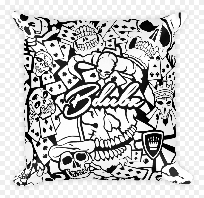 913x882 Gamblers Star Square Pillow Gamblers Star Square Pillow Cushion, Doodle HD PNG Download