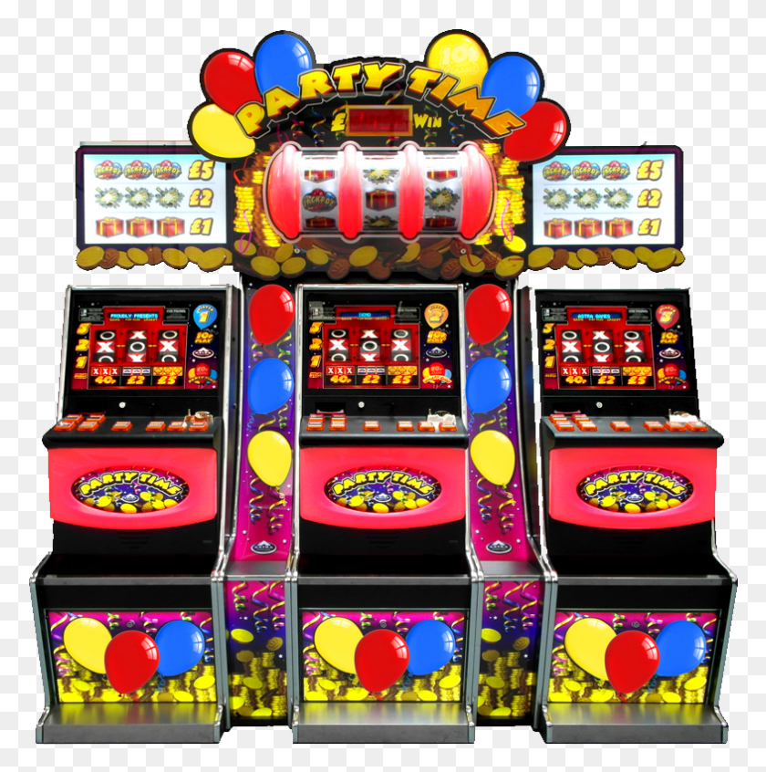 785x792 Gambling Machine Party Time, Game, Slot, Arcade Game Machine HD PNG Download