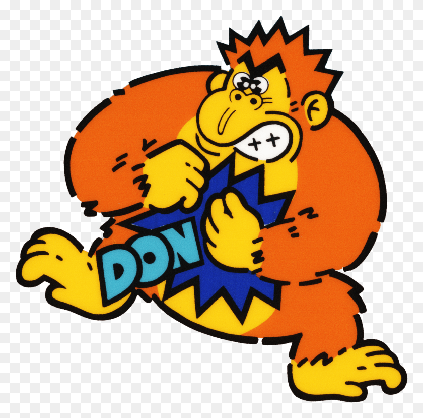 1155x1139 Game 8 Kong Cartoon, Label, Text HD PNG Download
