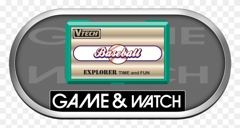 1493x750 Game Amp Watch Silver Ring Clear Game Logo Set Credit Game Amp Watch, Label, Text, Housing HD PNG Download