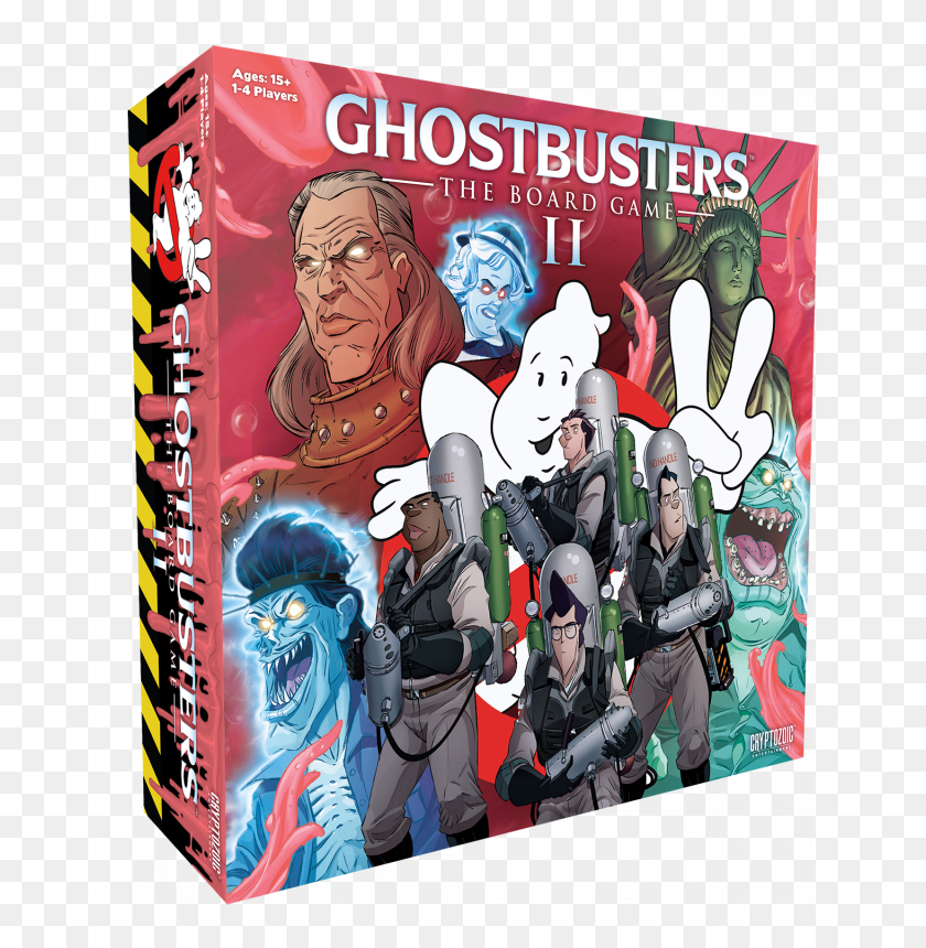 660x800 Game Box 3D Ghostbusters The Board Game Ii, Плакат, Реклама, Человек Hd Png Скачать