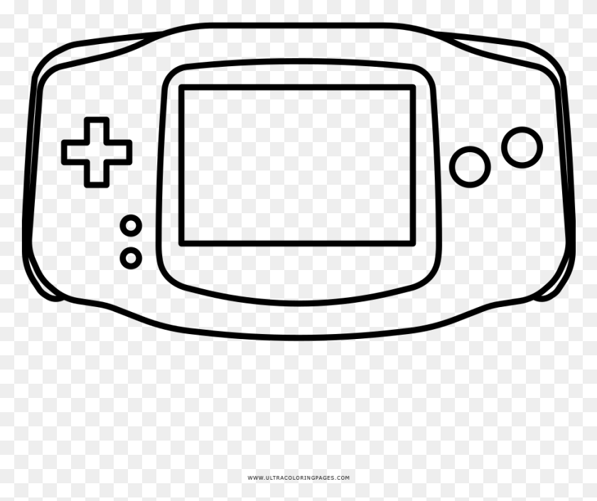 901x746 Game Boy Advance Para Colorear, Gray, World Of Warcraft Hd Png