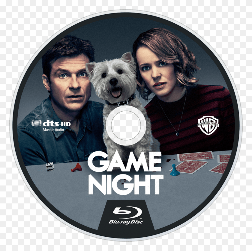 1000x1000 Game Night Bluray Disc Image Game Night 2018 Movie, Disk, Person, Human HD PNG Download