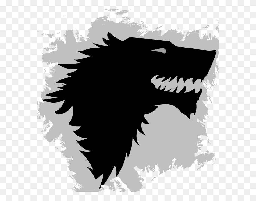 600x600 Game Of Thrones House Transparent Background Game Of Thrones, Stencil, Eagle, Bird HD PNG Download