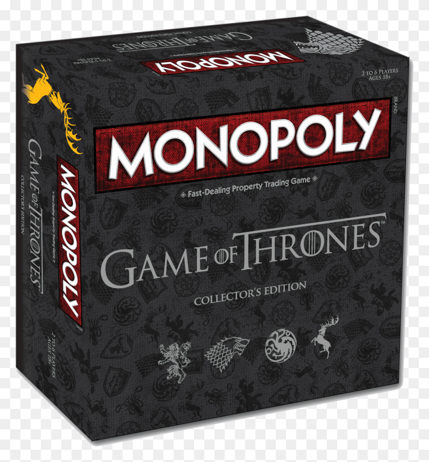 1821x1972 Game Of Thrones Monopoly Game Of Thrones Monopoly Deluxe Edition, Text, Book, Performer HD PNG Download