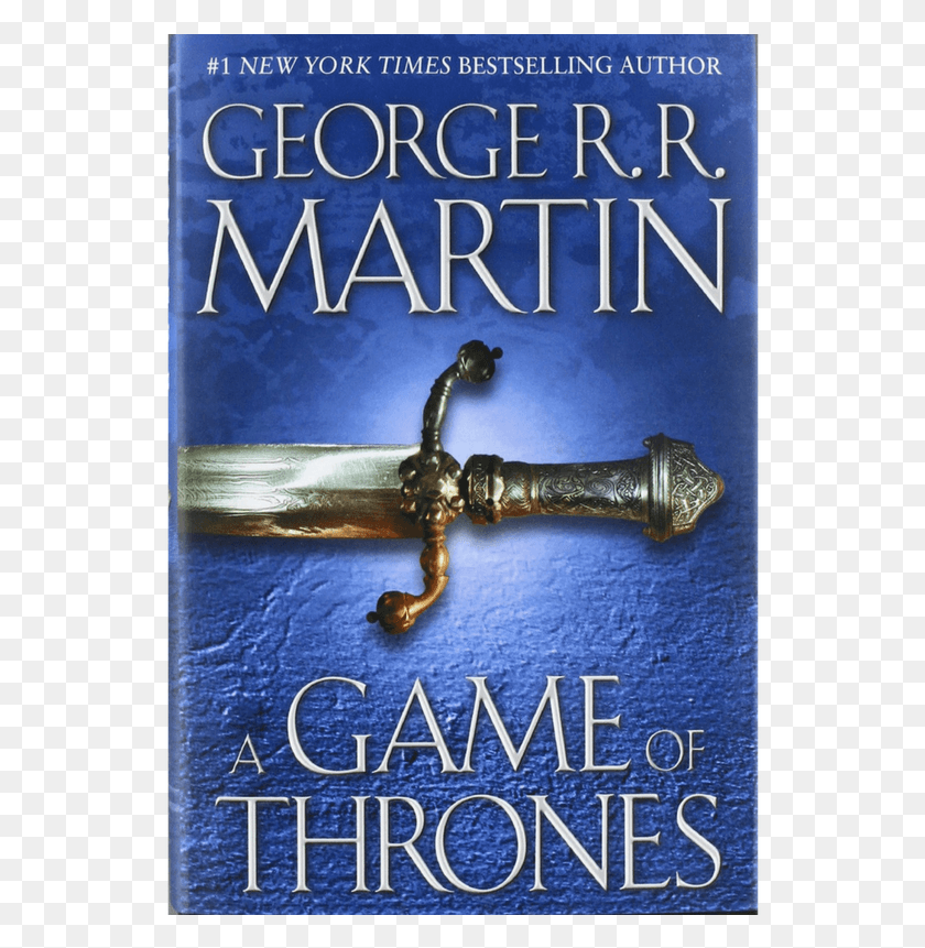 542x801 Game Of Thrones Sword, Novel, Book, Poster HD PNG Download