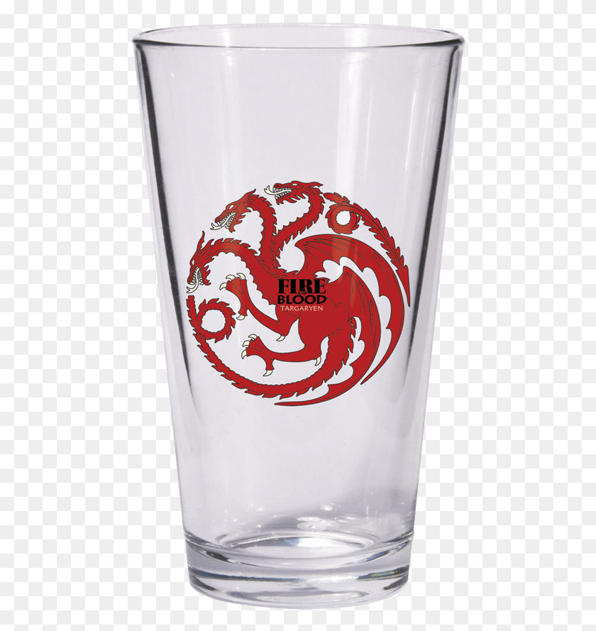 472x829 Game Of Thrones Targaryen Sigil Pint Glass House Targaryen, Bottle, Beverage, Drink HD PNG Download