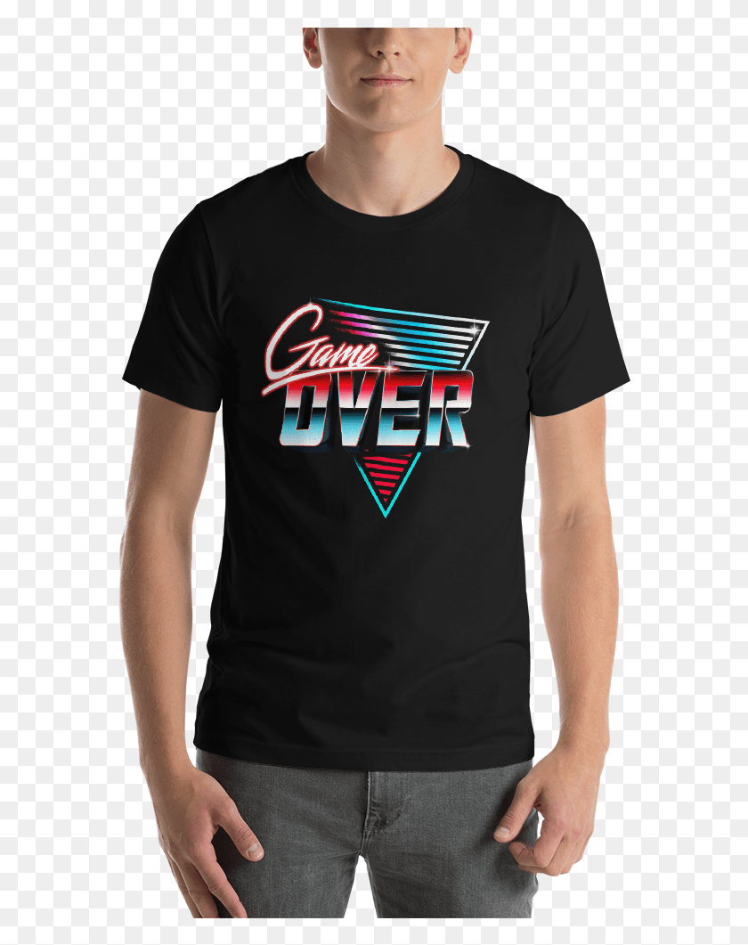 576x1001 Game Over T Shirt Power Bi T Shirt, Clothing, Apparel, Person HD PNG Download