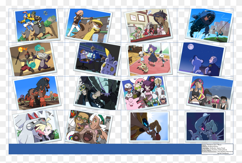 1605x1040 Game Pokemon Sun Moon Ending, Comics, Book, Manga HD PNG Download