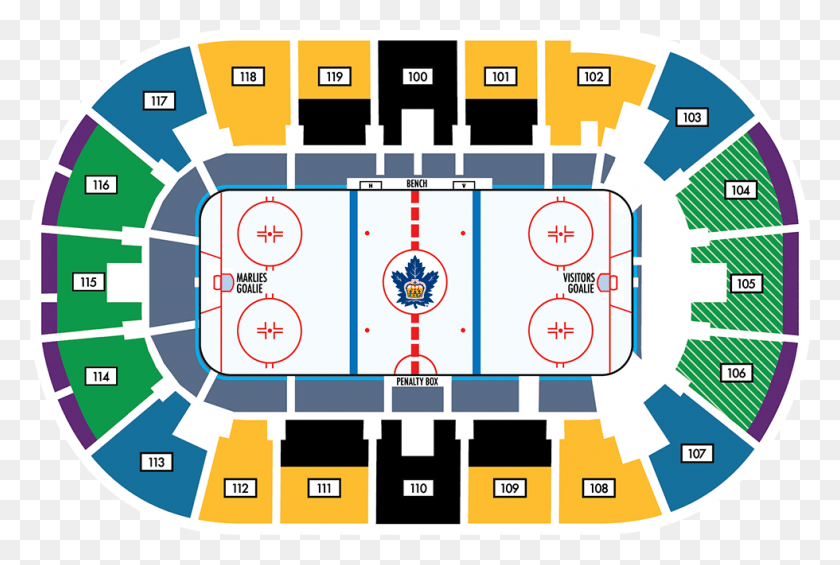 980x635 Game Toronto Marlies Seat Map, Scoreboard, Plan, Plot HD PNG Download