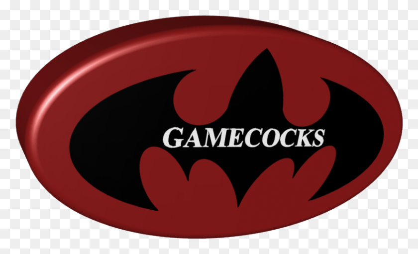 818x474 Descargar Png Gamecock Batman Signal Gamecocks 3D Gigatech, Símbolo, Logotipo De Batman, Logo Hd Png
