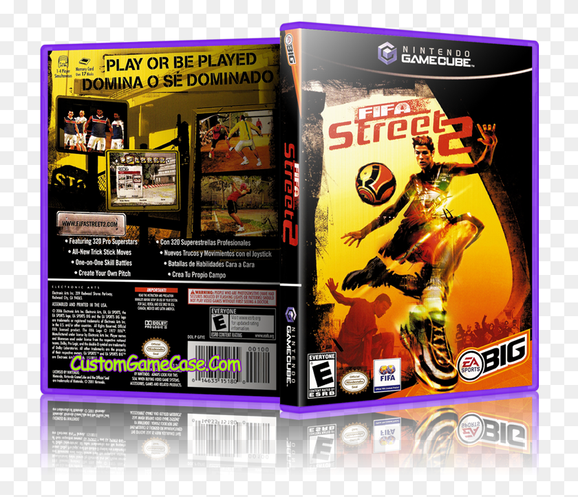 728x663 Descargar Png Gamecube Case Style Fifa Street, Persona Humana, Disco Hd Png