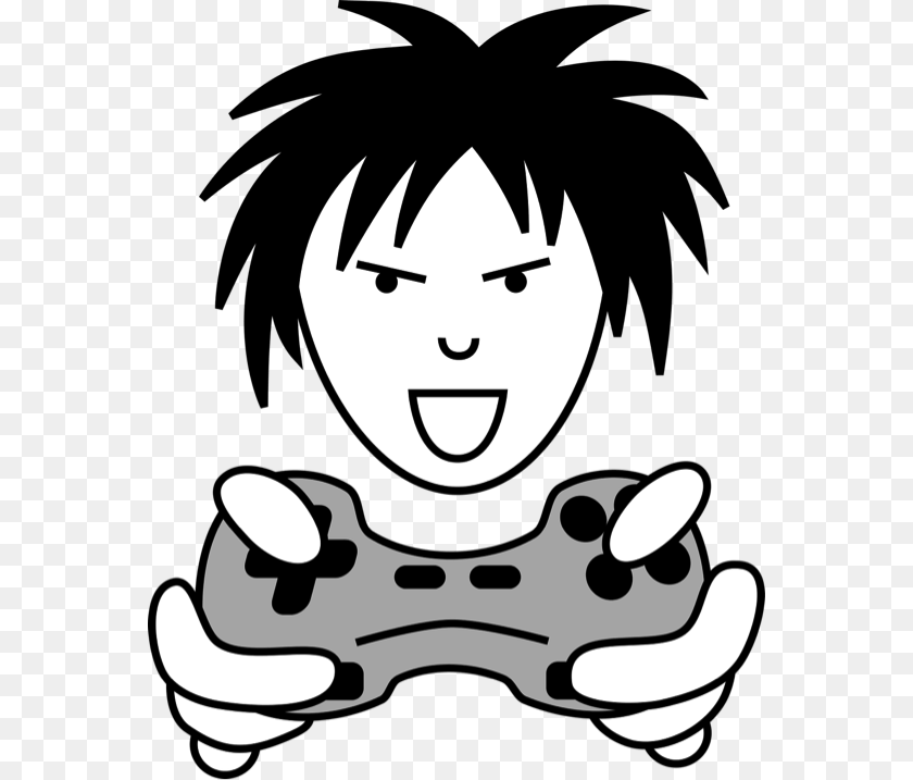Gamer Boy, Book, Comics, Publication, Face Sticker PNG