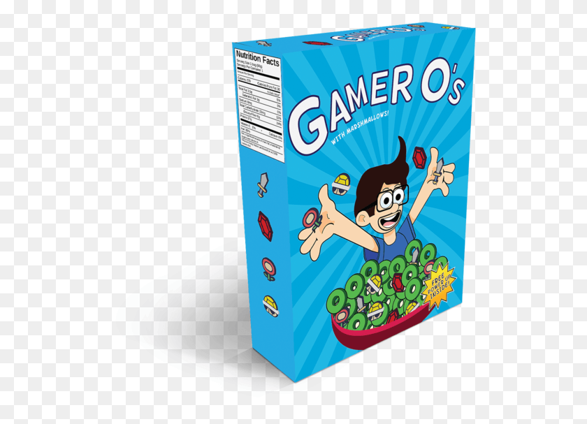 526x547 Gamer O39S Cereal Box, Cartón, Caja, Cartón Hd Png