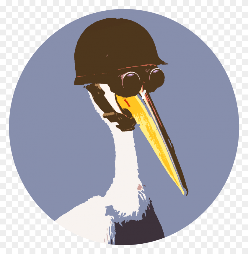 1815x1863 Gamer Pelican Cartoon, Beak, Bird, Animal HD PNG Download