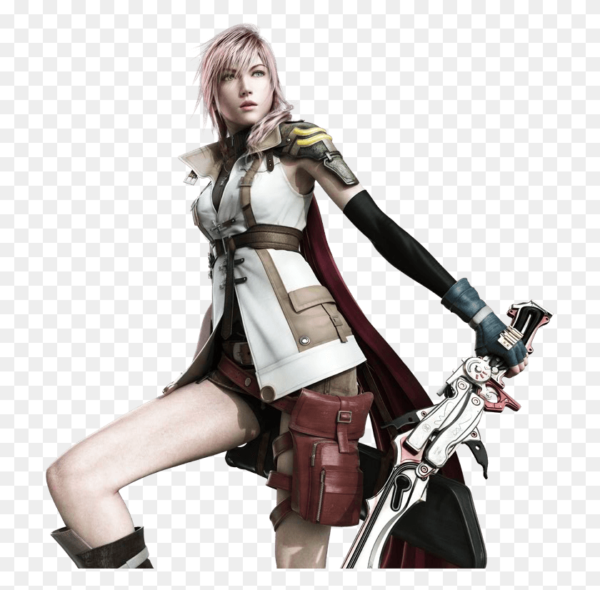 711x766 Games Lightning Final Fantasy, Person, Human, Costume HD PNG Download