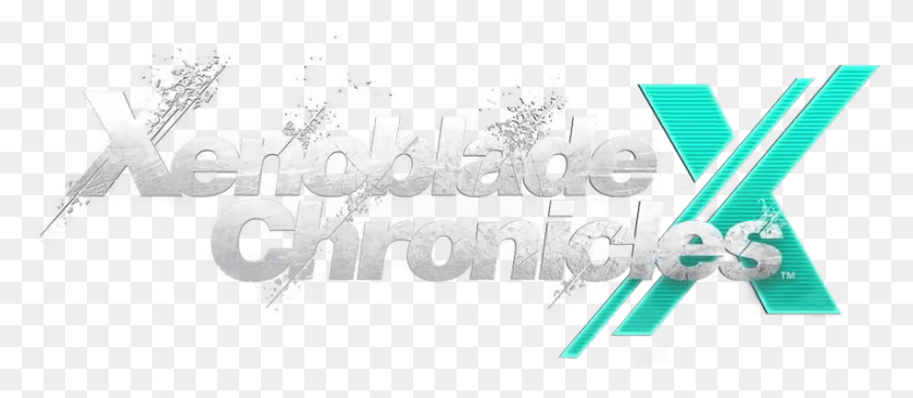 854x337 Descargar Png Juegos Xenoblade Chronicles X Logo, Texto, Alfabeto, Naturaleza Hd Png